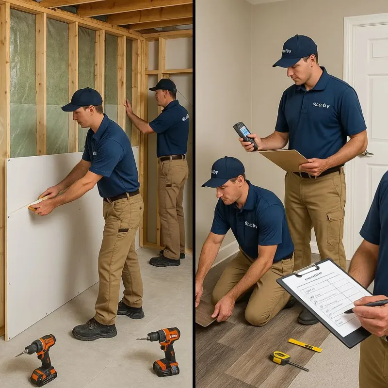 Repairs and Reconstruction process in Manitowoc County, WI
